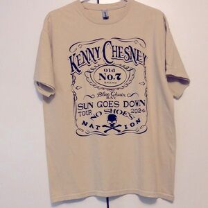 KENNY CHESNEY Sun Goes Down Tour T Shirt, excellent condition